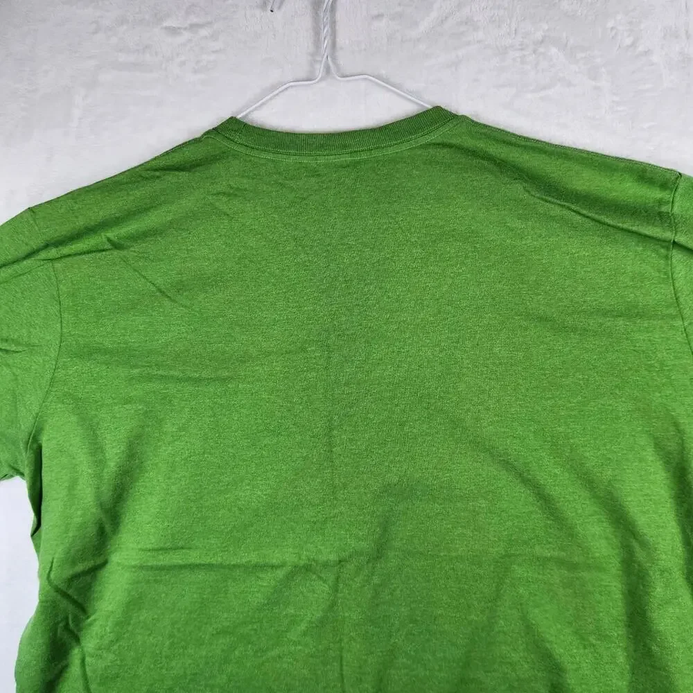 The North Face Green‎ Tshirt Spellout Logo Size XL